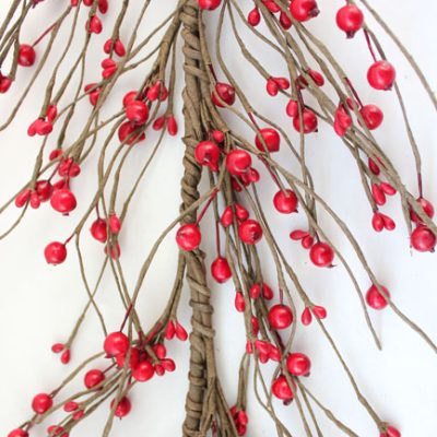 EV-48R Red pip berries garland