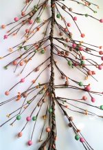 EV-50R - Peach, mustard, and green berries garland