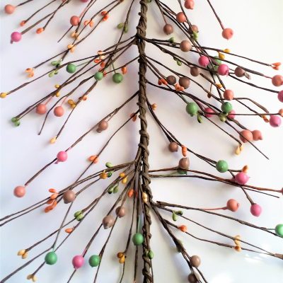 EV-50R - Peach, mustard, and green berries garland