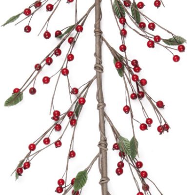 EV-5095R - Red and green berries garland