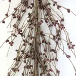 Burgundy pip berry garland for primitive farmhouse, rustic country, and fall home decot