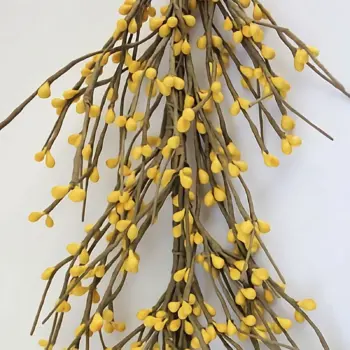 Yellow Pip Berry Garland Primitive Farmhouse Rustic Décor | EV-C3
